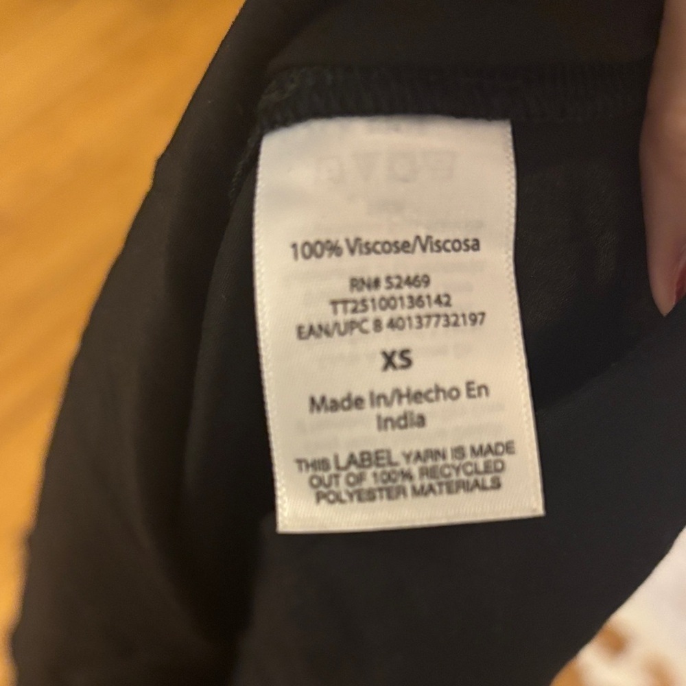 No Boundaries Black V-Neck Mini Dress - Picture 5 of 5